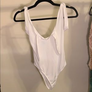 White tank top body suit